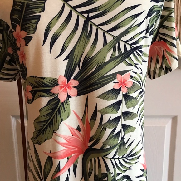 LuLaRoe Tropical Palm Dress - Picture 3 of 5